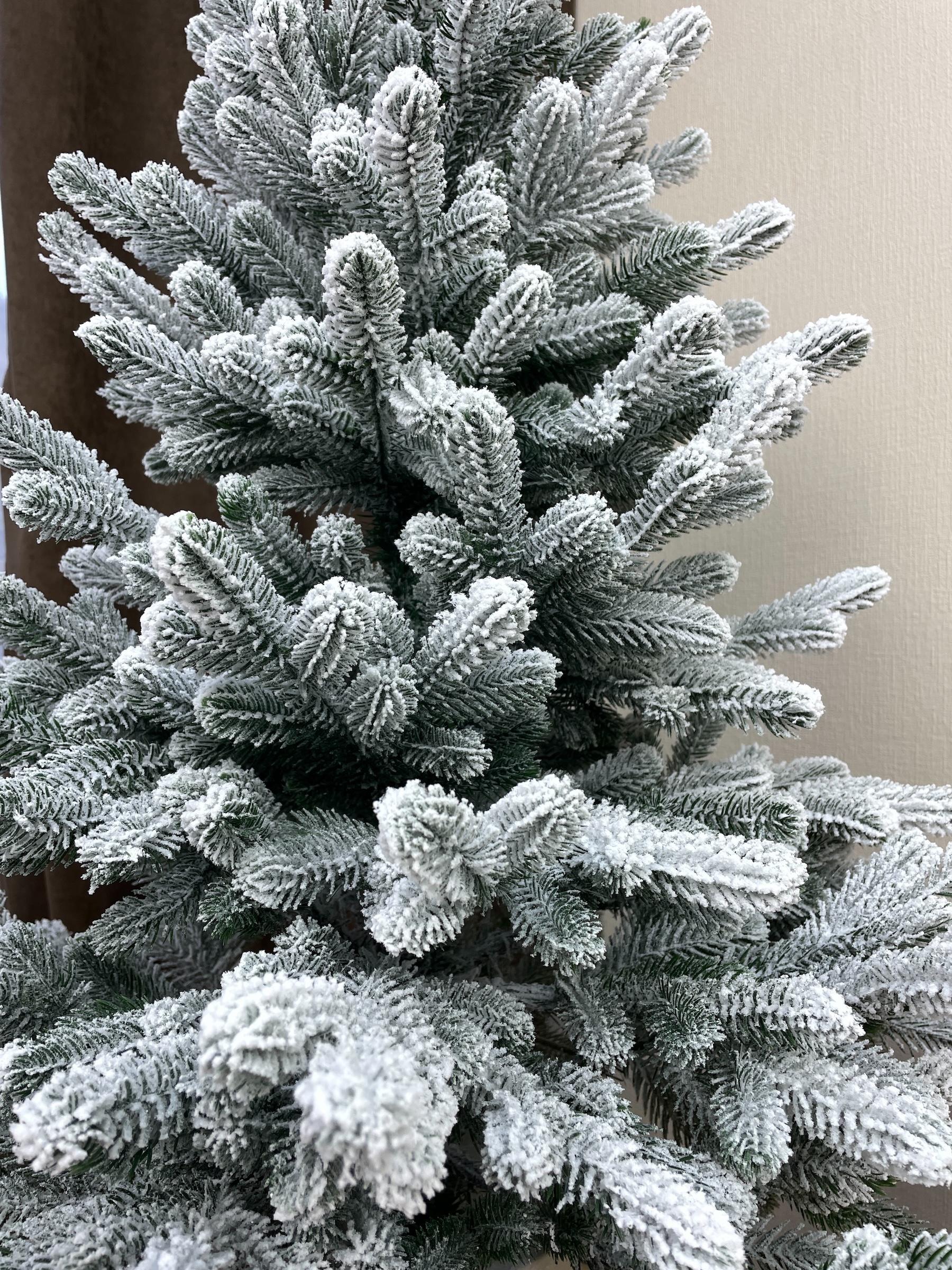 Искусственная елка литая Traditional заснеженная в горшке 90 см Зеленый (Н01024) - фото 4 Искусственная елка литая Traditional заснеженная в горшке 90 см Зеленый (Н01024) - фото 4