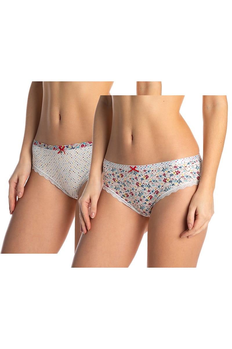 Трусики слип Lama р. 2/S 2 шт. микс Шампань (67632) Трусики слип Lama р. 2/S 2 шт. микс Шампань (67632)