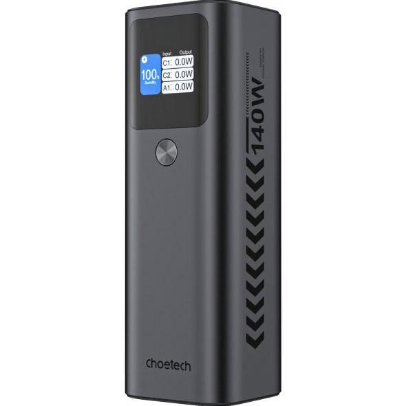 Повербанк Choetech B670 2xUSB-C/xUSB-A 140W 27000 mAh Black (615203)