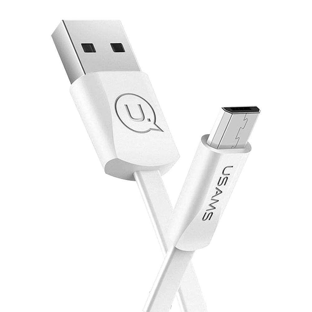 Кабель Usams US-SJ201 USB/MicroUSB 2A 1,2 м Білий (00000028470_2)