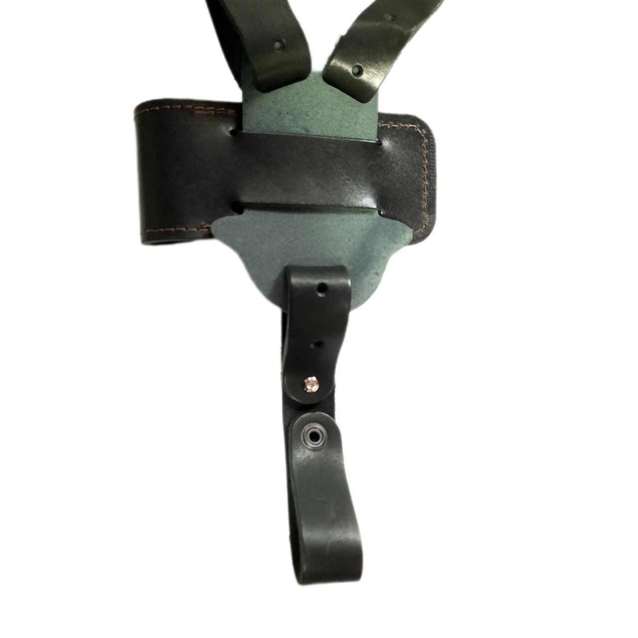 Кобура двусторонняя ПМ формованная с чехлом под магазин Черный (1839053780) - фото 6 Кобура двусторонняя ПМ формованная с чехлом под магазин Черный (1839053780) - фото 6