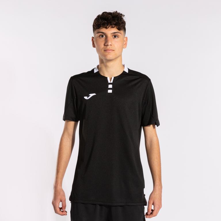 Футболка Joma 102766.102 Gold Iv Short Sleeve T-Shirt M Black White (8445456392125)