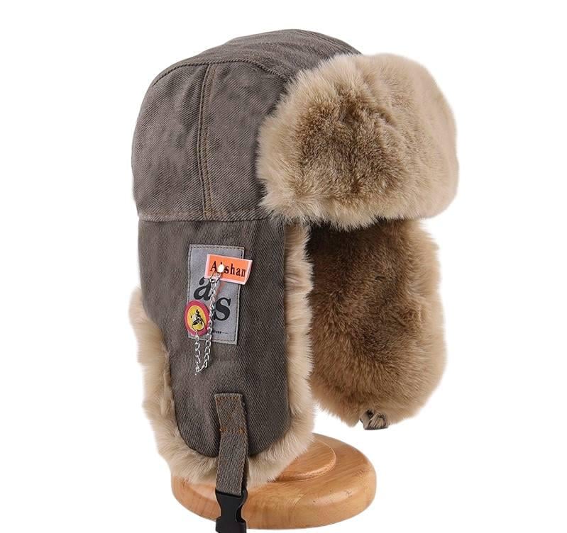 Шапка ушанка 7402 унисекс One size Серый (01199)