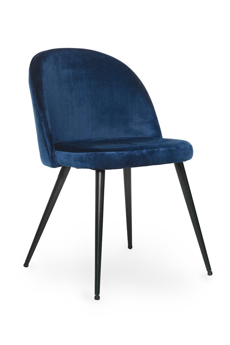 Стул обеденный Ветро Мебель M-12 785х475х535 Черный/Сапфир