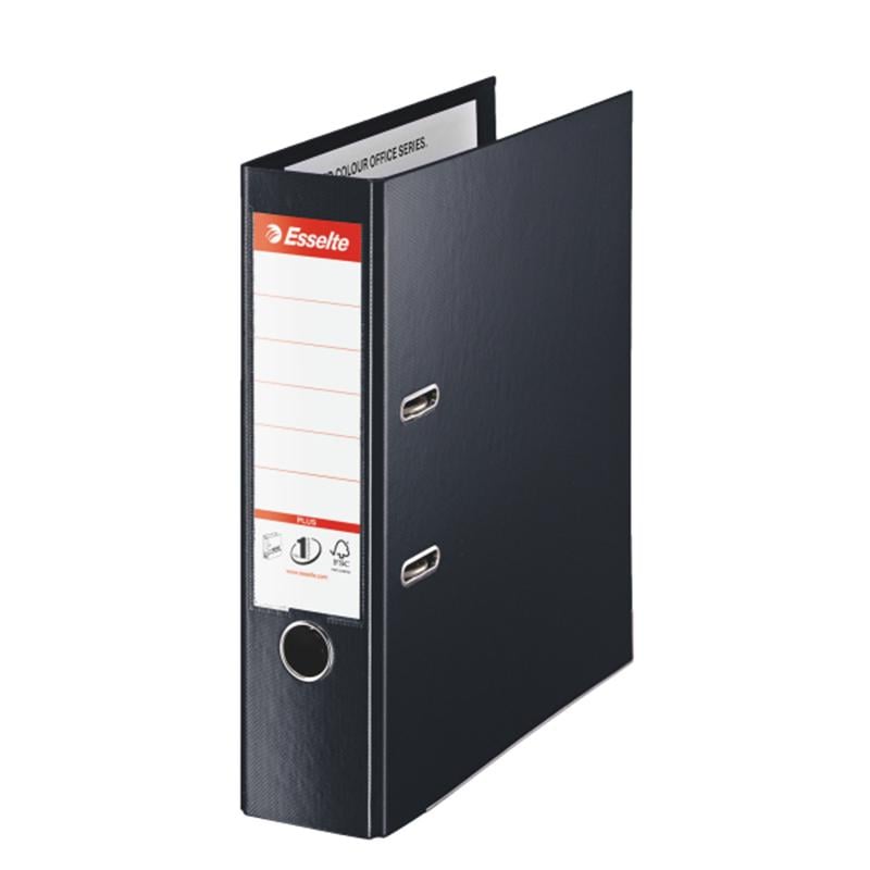 Папка-регистратор Esselte Vivida Plus А4 80 мм Черный (81187)
