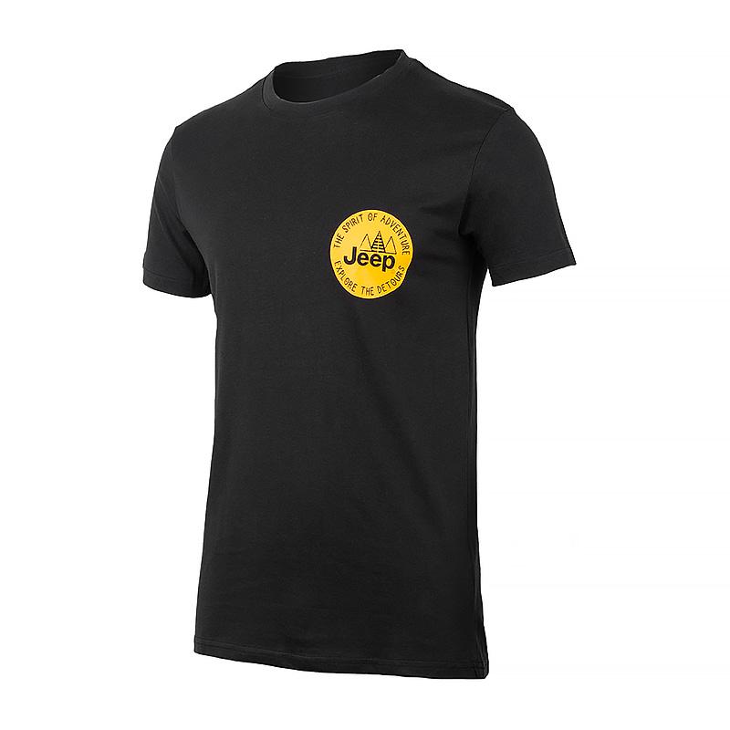 Футболка мужская JEEP T-SHIRT The spirit of Adventure 2XL Черный (O102586-B965 2XL)