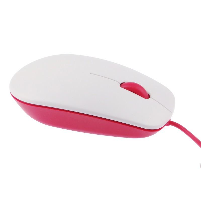 Мышь оптическая Raspberry Pi Белый/Красный - фото 7