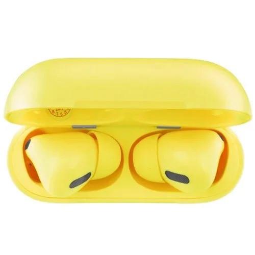 Беспроводные наушники inPods Macaron TWS AirPros Pro Bluetooth 5.0 Желтый - фото 5