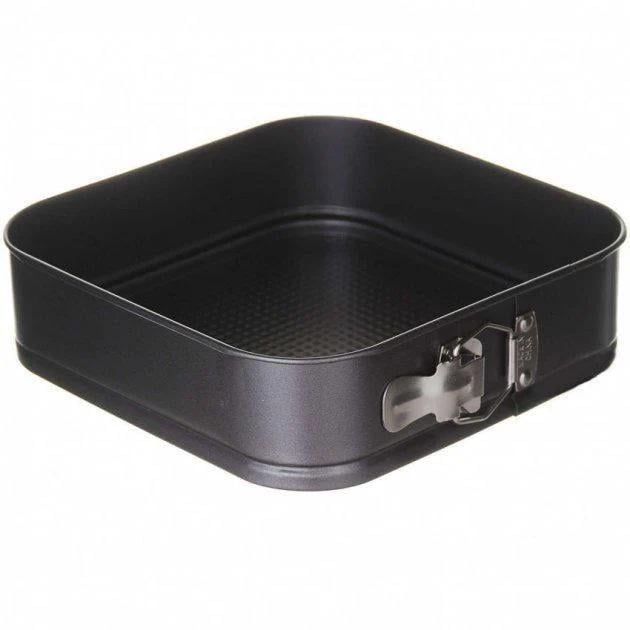 Форма для выпечки раздвижная Квадрат из углеродистой стали 26х26х7 см (30470414) - фото 3