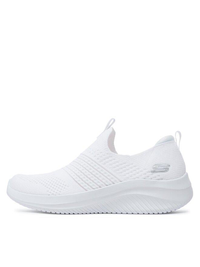 Слипоны женские Skechers Ultra Flex 3.1 р. 38 Белый (149855 WHT)
