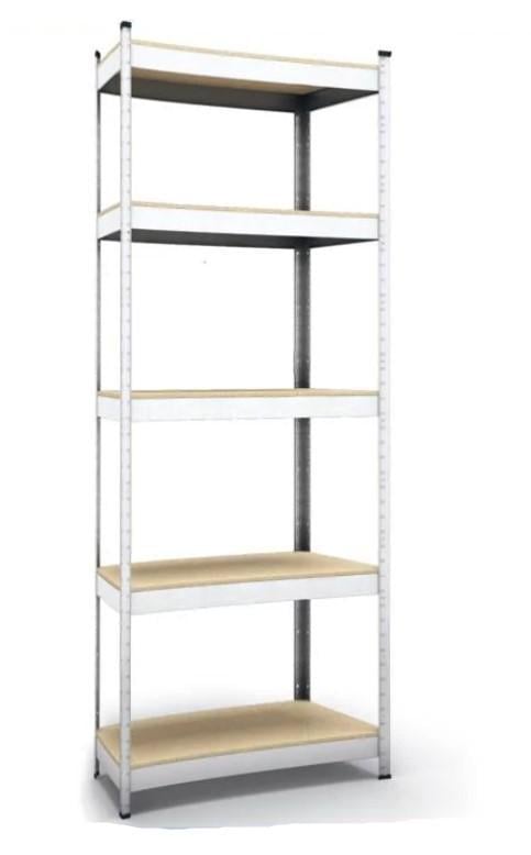 Стеллаж металлический Skladcom с дерева 180x40x40 см 175 кг/полку 5 полок (SKD-3)