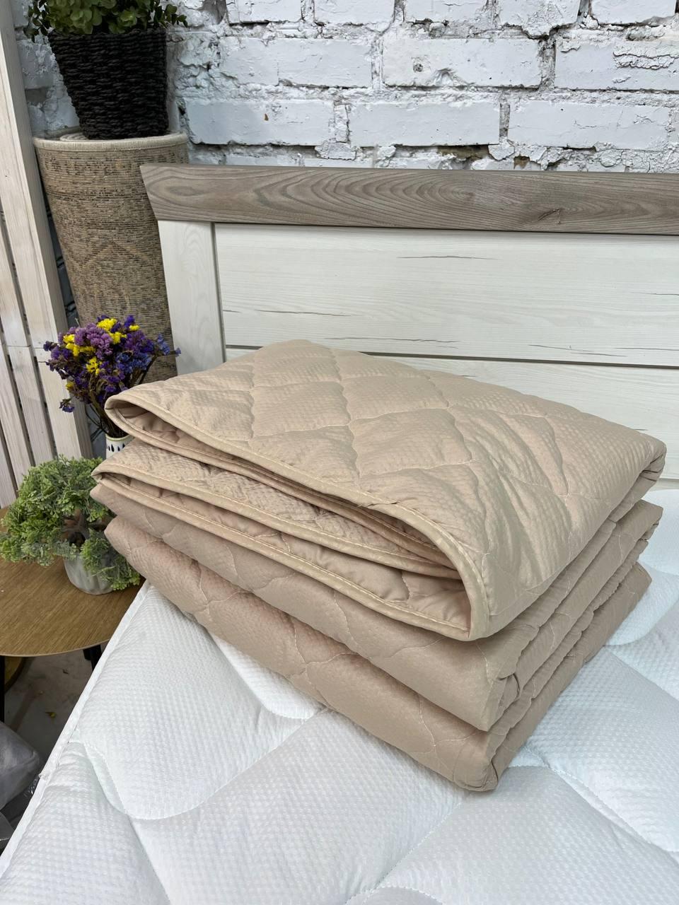 Одеяло для аллергиков летнее 175х210 см Бежевый (Д-al-lito-kovdra25-001-02) - фото 3 Одеяло для аллергиков летнее 175х210 см Бежевый (Д-al-lito-kovdra25-001-02) - фото 3