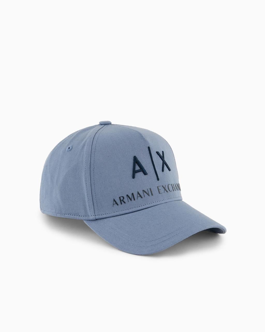 Кепка Armani Exchange Visor cap with logo One Size Синий (2643935682)