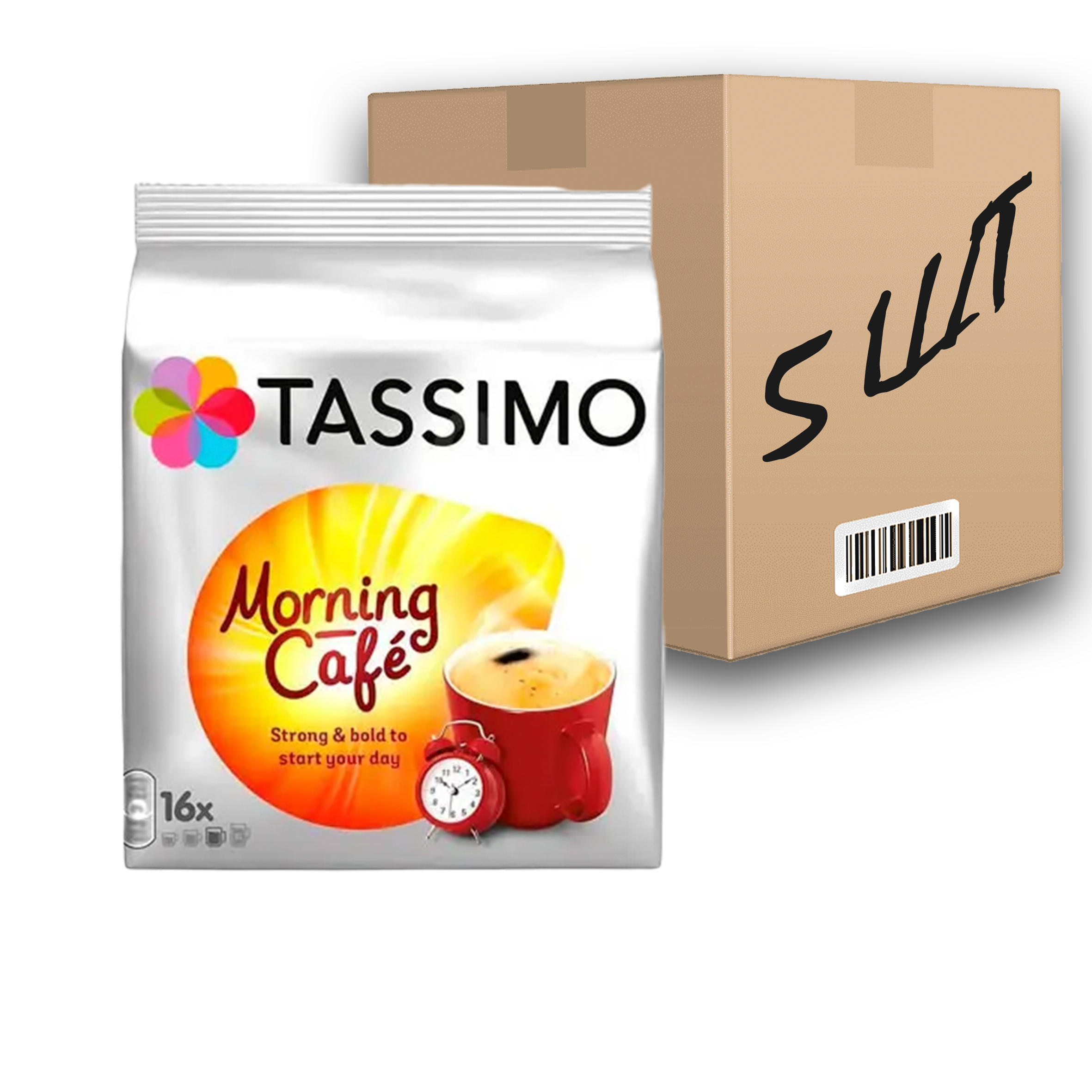 Кофе в капсулах Tassimo Morning Cafe Strong 16 шт. 5 уп. (optAr200015)