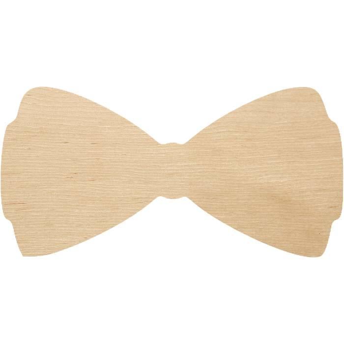 Заготовка из фанеры Галстук-Бабочка №3 2x1 см (3901100225)