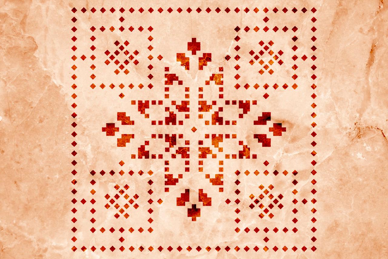 Трафарет DFA Вишиванка для штукатурки та фарби 0,3-1 мм (Z00061) - фото 2