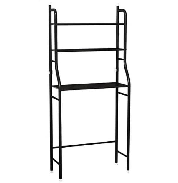 Стелаж для ванної кімнати над пральною машинкою TW-106 Чорний (2104618746)