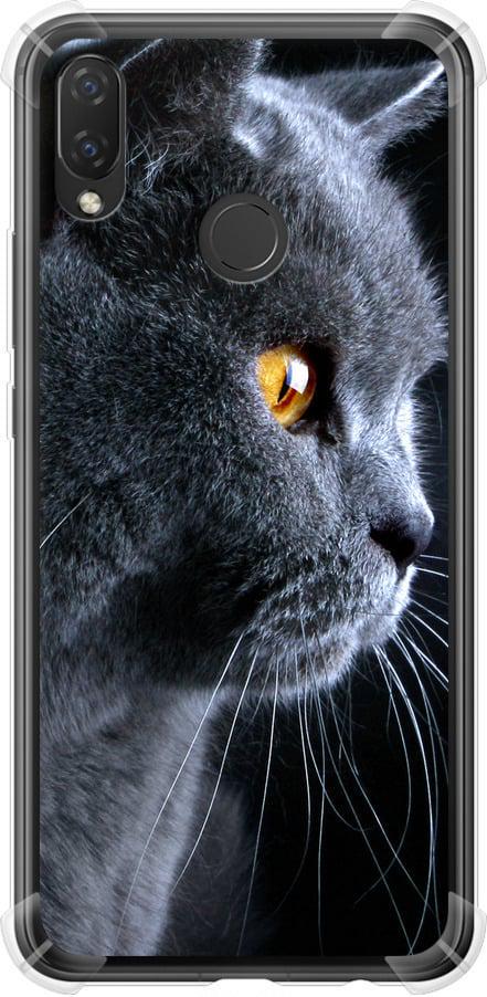 Чехол на Huawei P Smart Plus Красивый кот (3038sp-1555-42517)