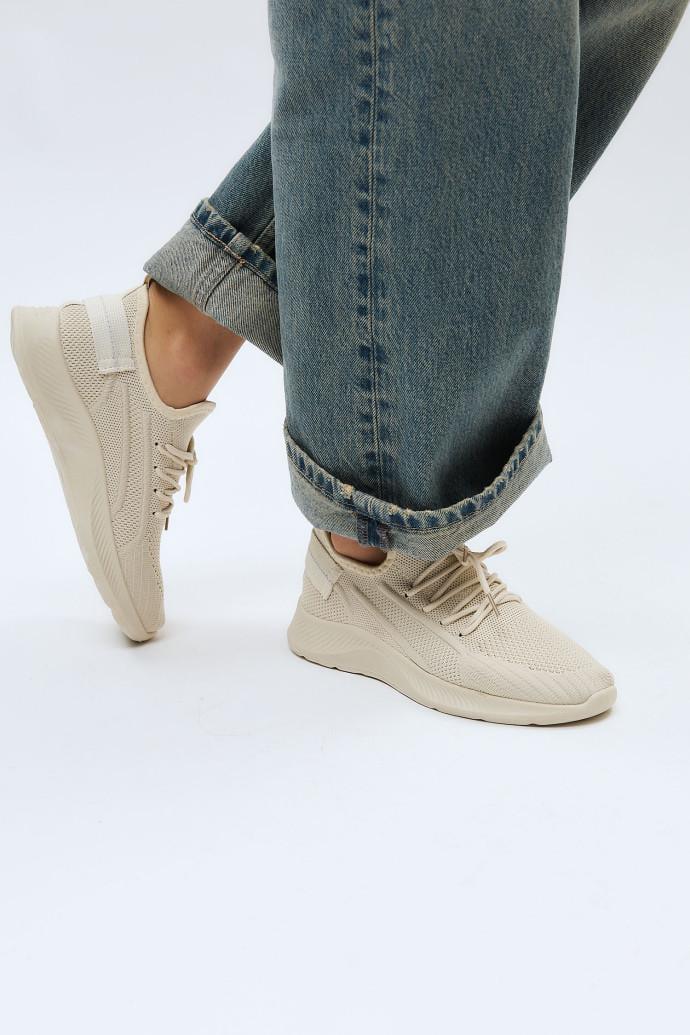 Кроссовки женские демисезонные LONZA р. 37 Бежевый (199151) - фото 5