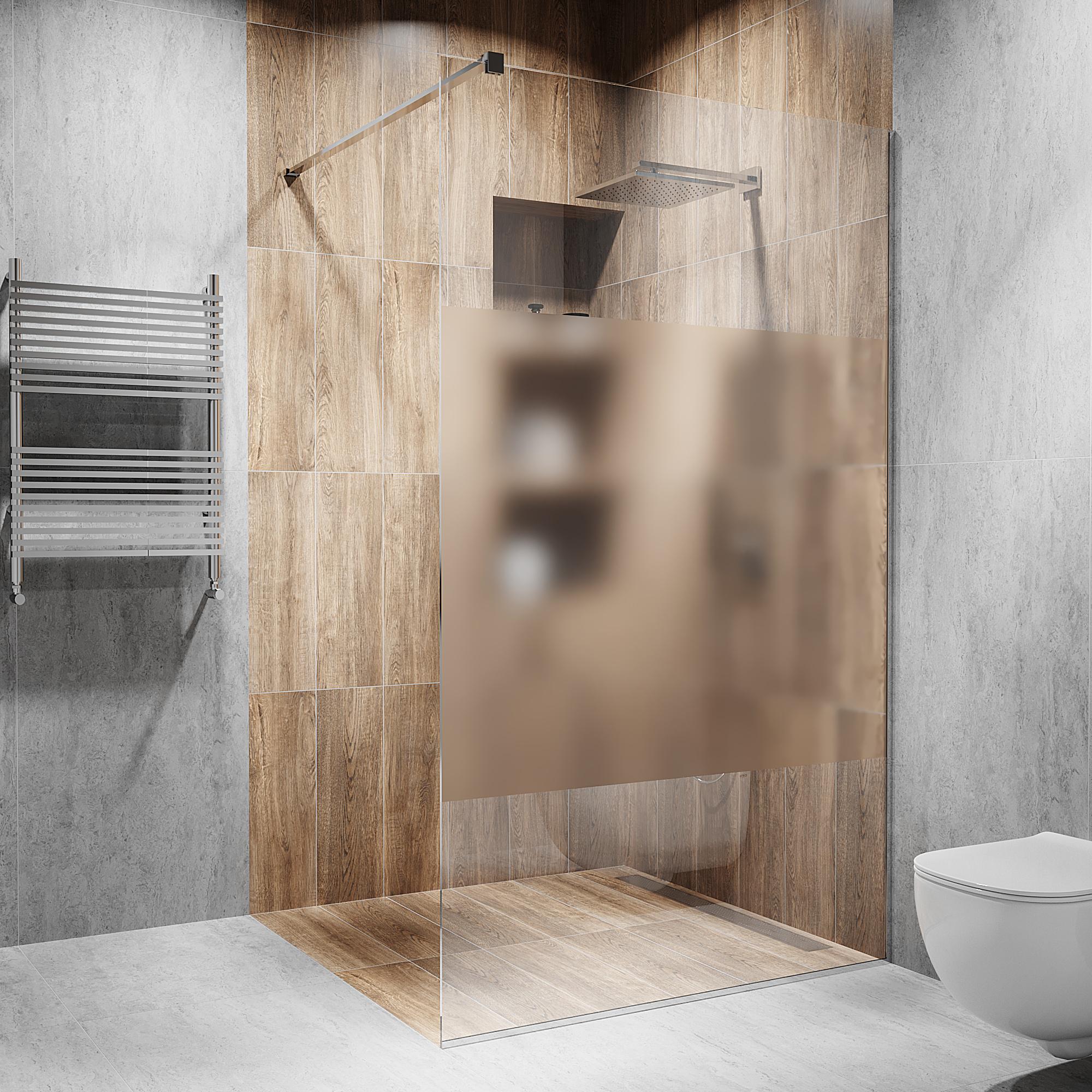 Перегородка скляна душова 2000х600 мм скло діамант з фурнітурою PSS полірованою - фото 1 Перегородка скляна душова 2000х600 мм скло діамант з фурнітурою PSS полірованою - фото 1