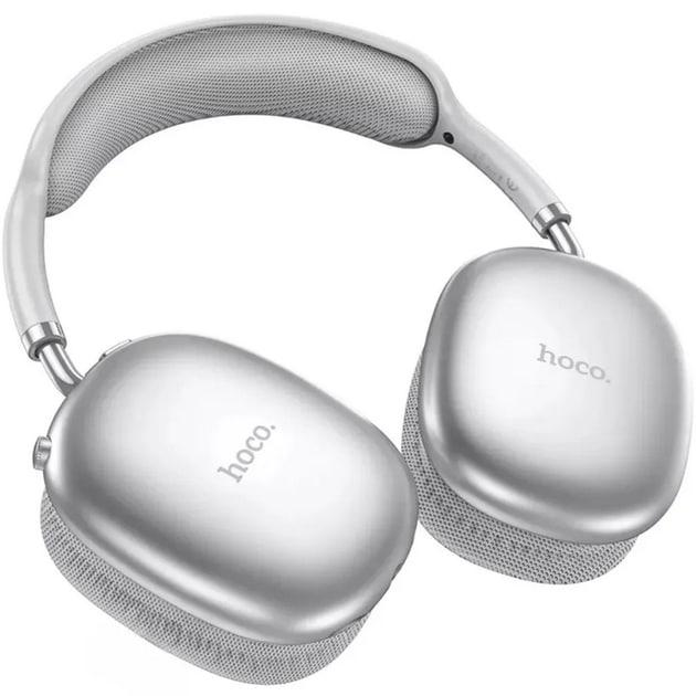 Наушники Hoco W35 Air Wireless Bluetooth Silver (000340) - фото 3