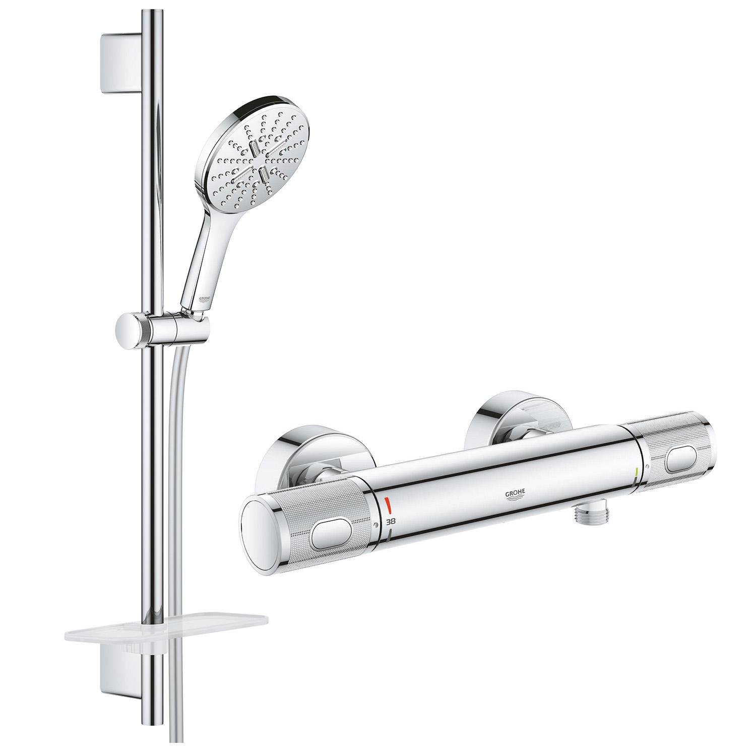 Смеситель для душа Grohe QuickFix Precision Feel UA202908T2 с термостатом Хром (172438)