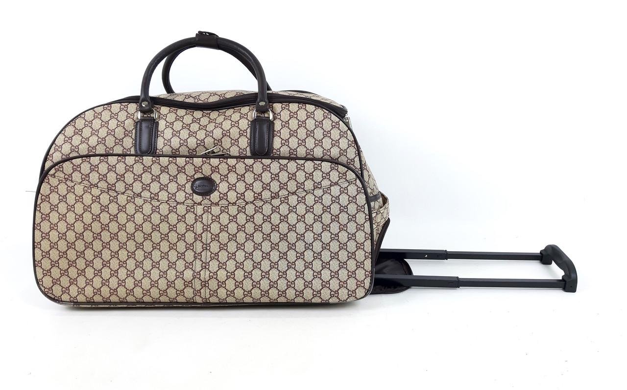 Сумка дорожня Sky Travelх55 л 54x27x35 см Кава з молоком (420-10) - фото 3 Сумка дорожня Sky Travelх55 л 54x27x35 см Кава з молоком (420-10) - фото 3