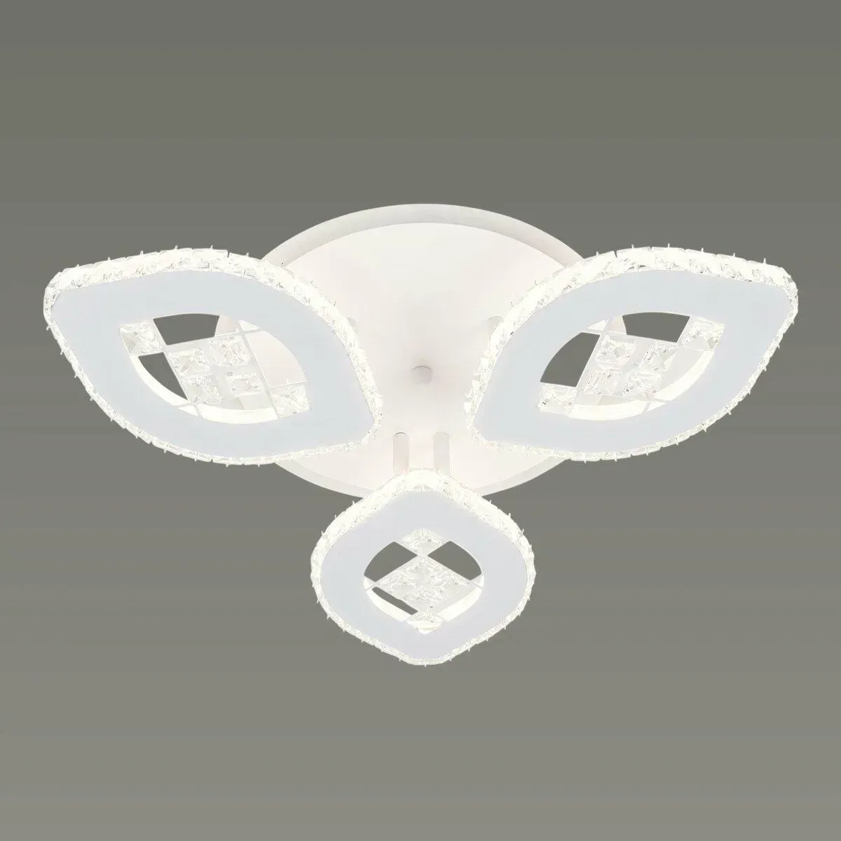 LED-люстра потолочная Sirius с RGB-подсветкой 3000/6500К IP20 B S2823/3 64W Белый (28687167)