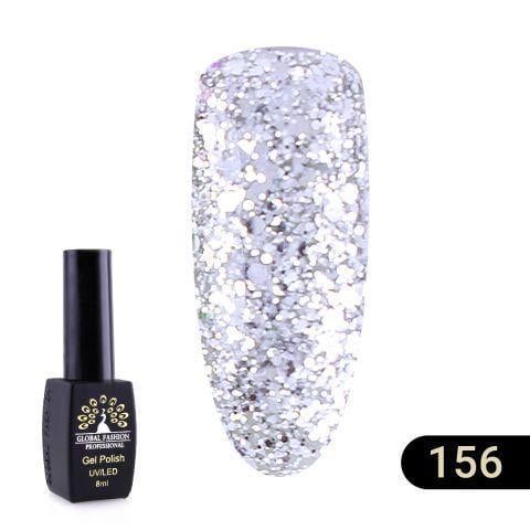 Гель-лак Global Fashion Black elite 156 Гель-лак Global Fashion Black elite 156
