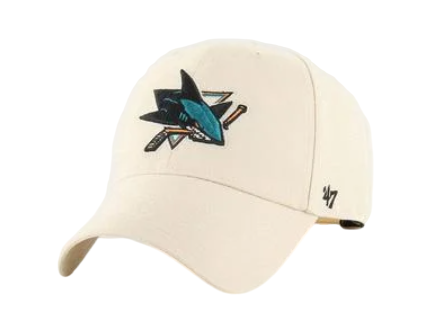 Кепка 47 Brand MVP NHL SAN JOSE SHARKS OSFA Бежевый