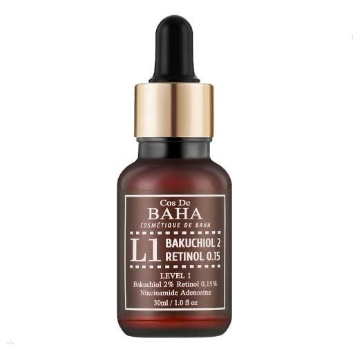 Сыворотка для лица антивозрастная Cos de BAHA L1 Level 1 Bakuchiol 2 Retinol 0.15 Serum 30 мл (2595053158)