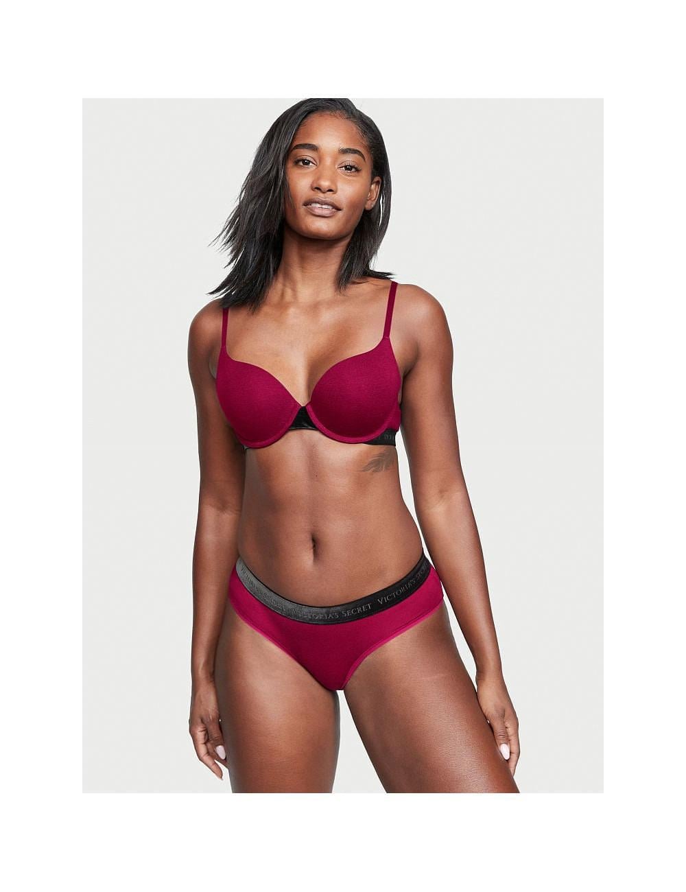 Трусики хлопковые Victoria's Secret Logo Cotton Hiphugger Panty M Красный (26565841) Трусики хлопковые Victoria's Secret Logo Cotton Hiphugger Panty M Красный (26565841)