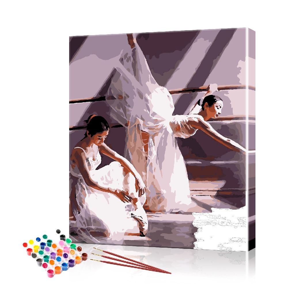 Картина по номерам ArtSale Балерины PBN0711 40х50 см