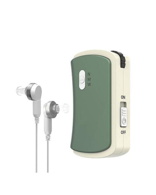 Підсилювач слуху VivaPhon акумуляторний кишеньковий з подвійним навушником (J-102D)