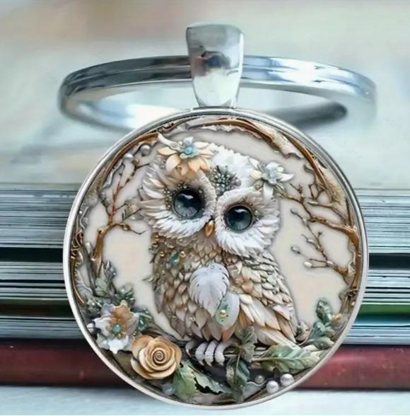 Брелок для ключей Сова 3х6 см (EG0041)