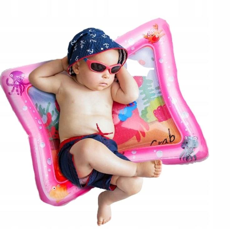 Развивающий игровой коврик для детей BABY Water Play Mat Краб водный надувной 69х50 см Розовый (1000-38823) - фото 4 Развивающий игровой коврик для детей BABY Water Play Mat Краб водный надувной 69х50 см Розовый (1000-38823) - фото 4