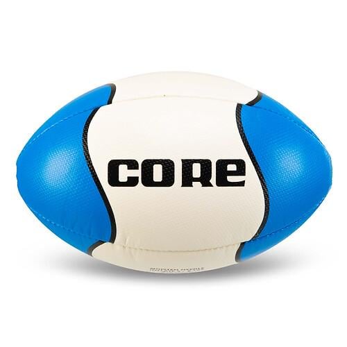 Мяч для регби CORE R-5377-4 р. 4 10–14 лет Бело‑синий (31773393) Мяч для регби CORE R-5377-4 р. 4 10–14 лет Бело‑синий (31773393)