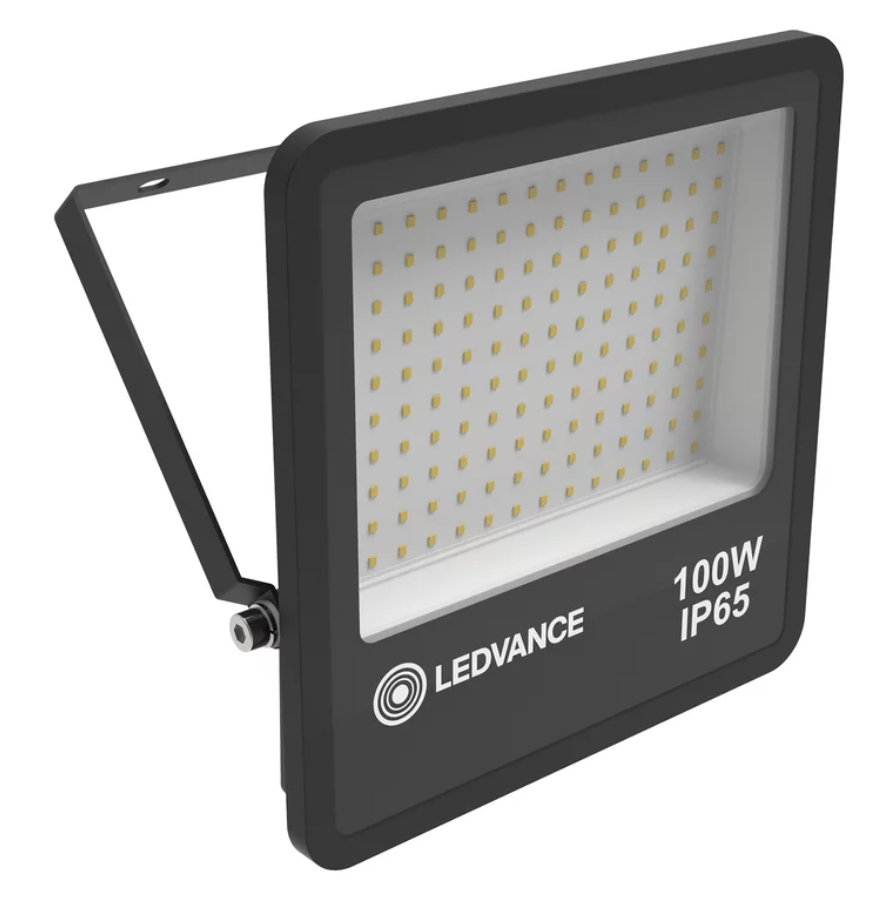 Прожектор Ledvance 100 W 4000К 9000 lm 245х255 мм IP65 Холодный белый (4058075709379)