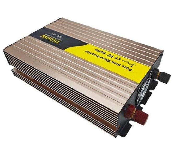 Автомобильный инвертор Pure Sine Wave Inverter 12-220 В 1500 Вт с чистой синусоидой (2104618826) - фото 1 Автомобильный инвертор Pure Sine Wave Inverter 12-220 В 1500 Вт с чистой синусоидой (2104618826) - фото 1