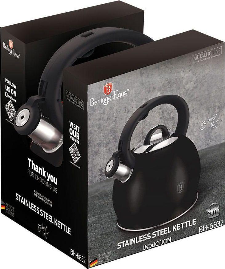 Чайник Berlinger Haus Metallic Line Shine Black Edition BH-6832 - фото 3 Чайник Berlinger Haus Metallic Line Shine Black Edition BH-6832 - фото 3