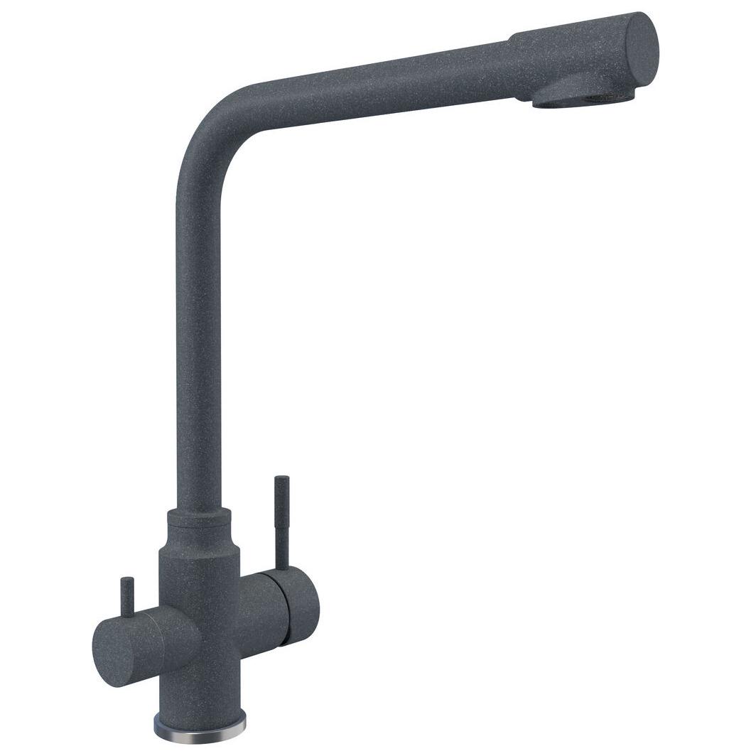 Смеситель для кухни Platinum KT 8201 (8626) PLS-A33046 на две воды Серый (151778)