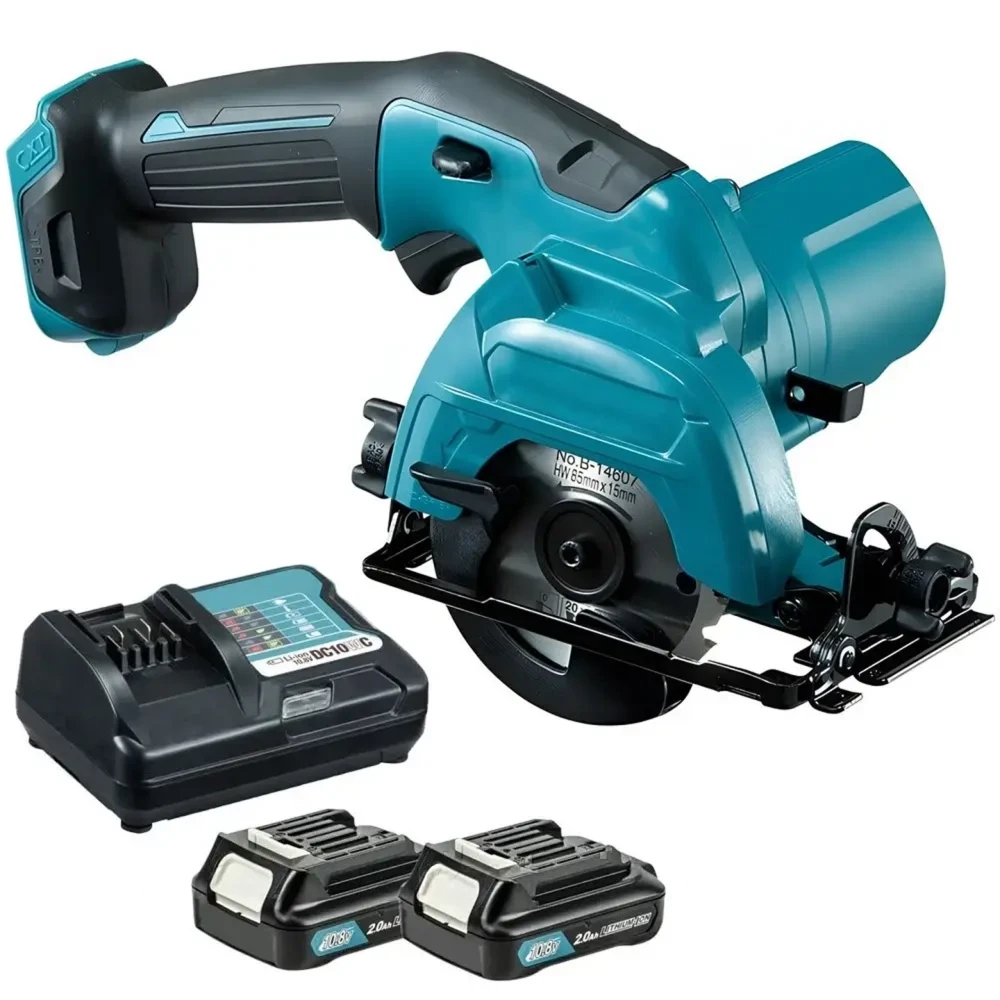 Пила дискова акумуляторна на два акумулятори в кейсі