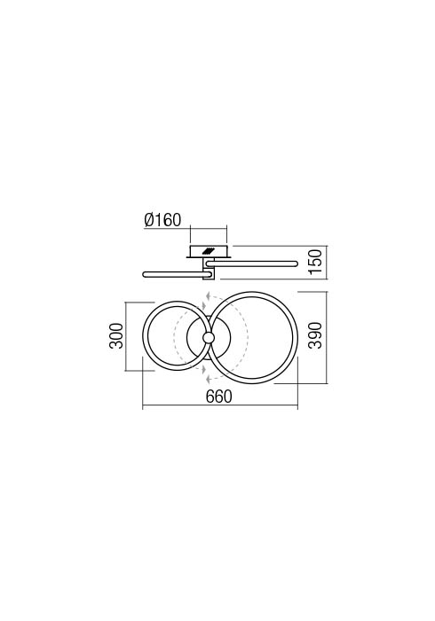 Светильник потолочный Redo Spell Pl LED 32 W 3000K 4.1.2 Chrome (01-2222) - фото 2 Светильник потолочный Redo Spell Pl LED 32 W 3000K 4.1.2 Chrome (01-2222) - фото 2