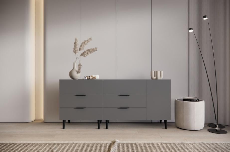 Комод великий на ніжках (ROYALE3B1800DGDG)