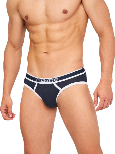 Трусы слипы KAPPA KONTROLL Slip Uomo Elastico Logo centrato L Темно-синий (K1131 BluNavy-L)