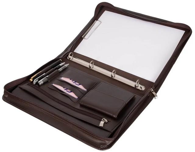 Папка деловая из искусственной кожи AMO Коричневый (super437_SSBW07 brown)