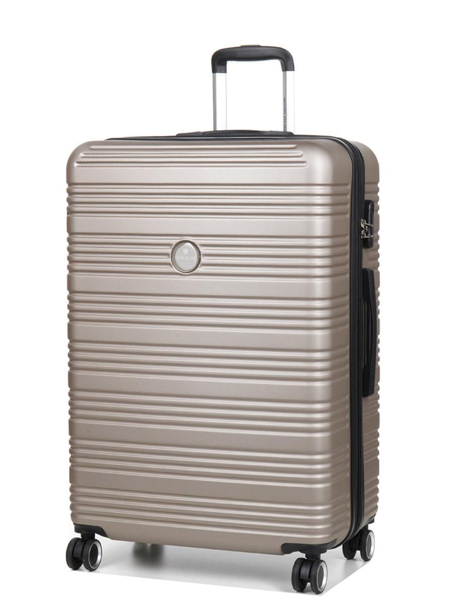 Чемодан Франция большая Worldline L 75х52х31+5 см 115л 4,3 кг Шампань (805)