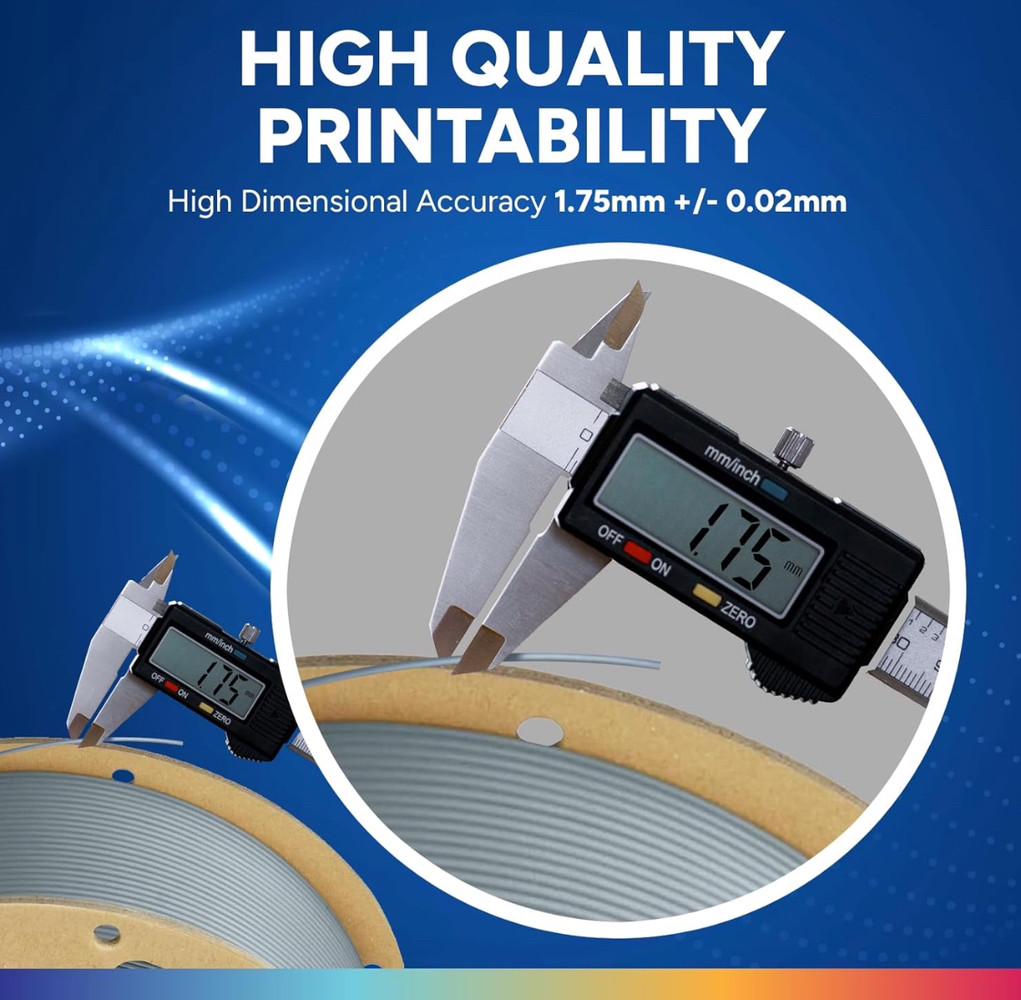 Филамент Overture PLA Matte матовый точность 0,02 мм для 3D печати 1 кг 1,75 мм Зеленый - фото 4 Филамент Overture PLA Matte матовый точность 0,02 мм для 3D печати 1 кг 1,75 мм Зеленый - фото 4