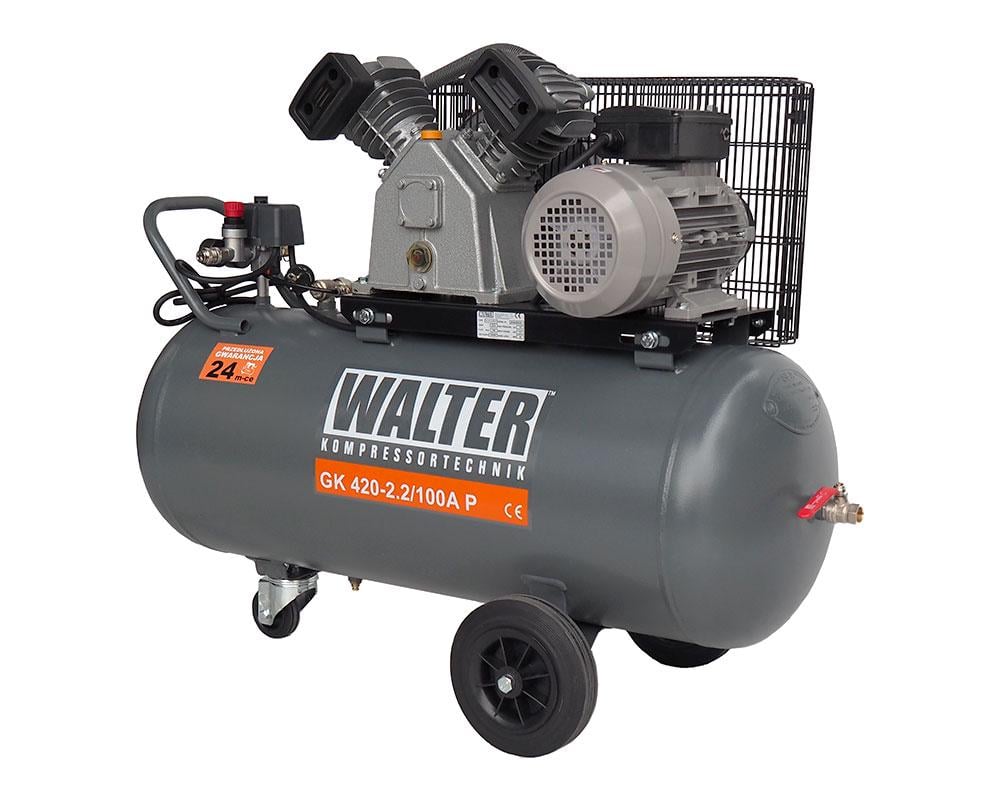 Компрессор WALTER GK 420-2,2/100A P поршневый