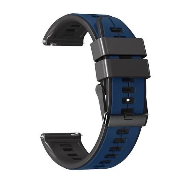 Ремешок для смарт-часов силиконовый Xiaomi Watch S1/S2/S3 22 мм Темно-синий/Черный (2309708230) Ремешок для смарт-часов силиконовый Xiaomi Watch S1/S2/S3 22 мм Темно-синий/Черный (2309708230)